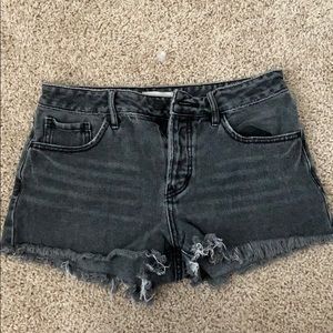 Pacsun Black Jean Shorts